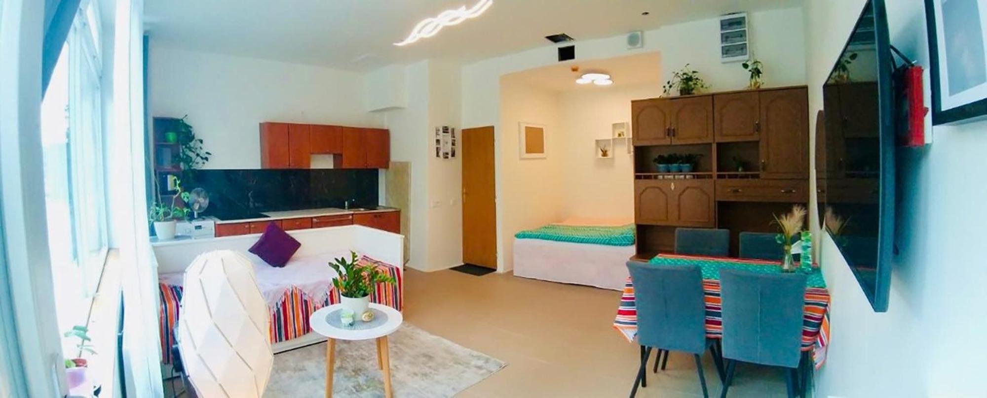 Green Studio Praha 2 L Ground Floor Free Parking 外观 照片